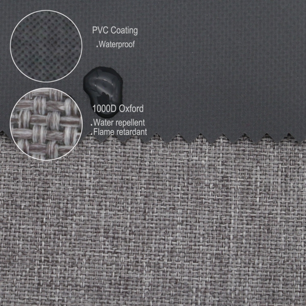 1000D oxford PVC coating